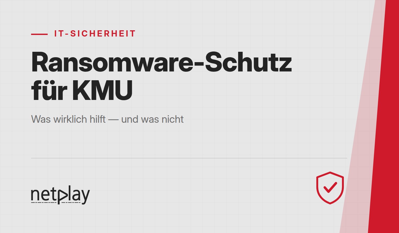 Ransomware-Schutz für kleine und mittelständische Unternehmen
