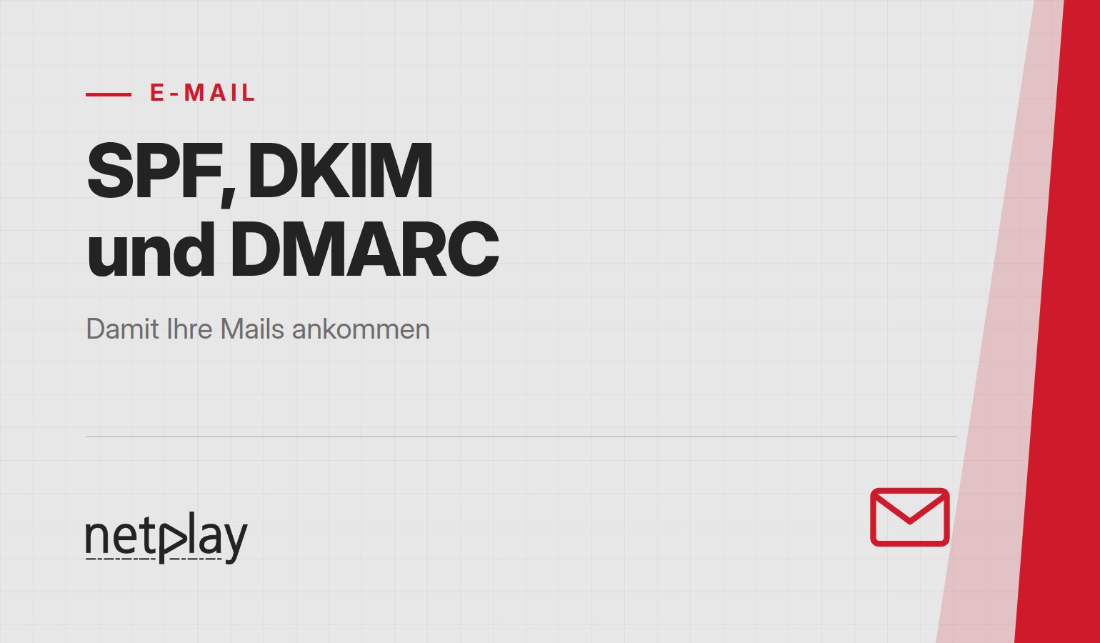 DNS-Einträge für SPF, DKIM und DMARC einer Unternehmensdomain